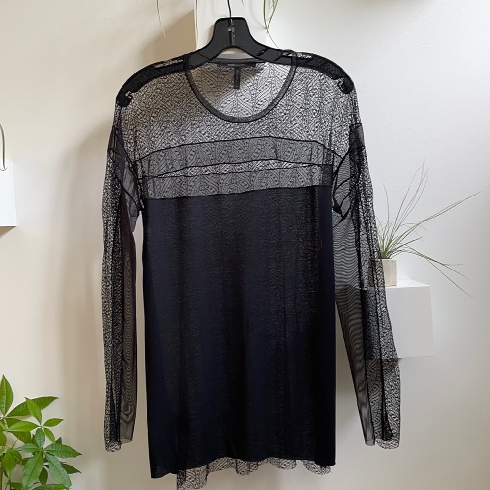 BCBGmaxazria black lace top